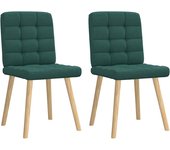 vidaXL Sillas de comedor 2 unidades en color Lino/Gris nube/Crema y más | cómodas modernas ergonómicas para comedor cocina salón hogar