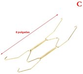 Wall Display Plates Hanger W Type Decoration Crafts Dish Spring Holder Invisible Hook Home Decor 6/7/8/10/12 Inch