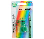 Adaptador manguera plastico 3/4 macho blister