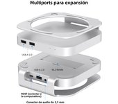 USB4 Hard Drive Enclosure 40Gbps M.2 NVMe SSD Case for Mac mini M4/M4 Pro Compatible with Thunderbolt 5/4 External SSD