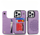 Flip PU Leather Kickstand Purse Phone Case for IPhone 15 14 Plus 13 12 11 Pro Max X XR XS 7 8 Plus Wallet with Card Holder Cover