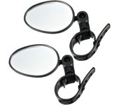 2 paquetes de espejos retrovisores para bicicleta, espejos retrovisores para manillar de bicicleta giratorios de 360 grados, espejos retrovisores ajustables para bicicleta