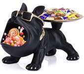 French Bulldog Key Holder Tray – Resin Entryway Decor, Key & Jewelry Organizer, Candy Dish, Gift for Dog Lovers