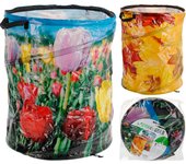 PROGARDEN Cubo Basura Plegable 45x55 Cm Deco
