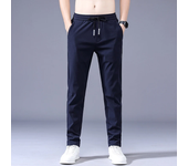 New Men's Casual Pants Thin Pant Straight Summer Quick Dry Trousers Male Fashion Stretch Khaki Jogging Lightweight Pants