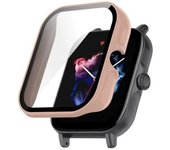 PC Case+Tempered Glass For Amazfit GTS 3 4 Case Cover Watch Protector Frame For Amazfit GTS4 mini Glass Cover Casse