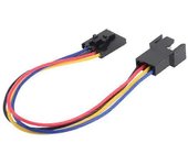 Cable adaptador y extensor de conector de ventilador de 5 pines a 4 pines para ordenador portátil Dell P2021122419