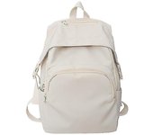 Gran capacidad de color sólido mochila estudiante universitario mochila mujer simple japonés Escuela Secundaria mochila impermeable mochila