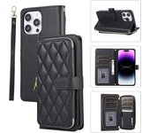 Crossbody Wallet Phone Case for Samsung Galaxy S23 S21 FE S24 S22 Ultra Plus A53 33 A14 A34 A54 with Card Holder Leather Cover