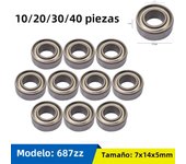 10pcs/lot Ball Bearing 625ZZ 5x16x5mm Carbon Steel Bearings 607 623 626  688 685 687 608 for Scooter Free shipping