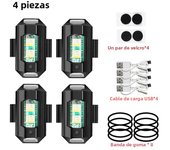 Universal Strobe Light for Motorcycle USB Car Warning Lamp LED Anti-Collision Bike Drone Night Flying Mini Flashing Signal Light