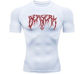 Gym Workout Rash Guard for Men Athletic Quick Dry Compression Shirts Berserk Print Tshirts Tees Tops Undershirts Baselayers