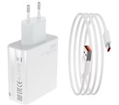 Cargador para Xiaomi Carga Turbo 120W Xiaomi Mi 12T 11T Pro/Redmi Nota 11S/Nota 10 Pro/Nota 12 Pro +/K50 Ultra/K50 Pro