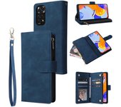 Wallet Zipper Leather Case For Xiaomi Redmi 10 10A 10C 9 9A 9C 9T 8 8A 7A Note 12S 12 Pro 11S 11 Pro 10S 10 Pro 9 Pro 8 Pro 7