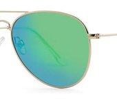 Gafas de sol polarizadas piloto para Mujeres Hombres estilo retro con protección UV400 para conducción y Pesca