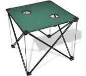 vidaXL Mesa Plegable Camping Jardín Pesca Picnic Exterior Bolsa Transporte Color Azul,  Gris,  Verde oscuro y mas