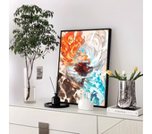 Avatar The Last Airbender Aang Fight  Self-adhesive Art Poster HD Quality Wall Art Retro Posters for Home Home Decor