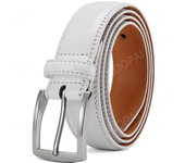 Men Belts High Quality Genuine Leather LONG Large Pin Buckle Metal Automatic Buckle Male Belts Strap Male