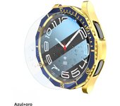 3 in 1 Case+Bezel Ring+Glass Film For Samsung Galaxy Watch 6 Classic 47MM 43MM Screen Protector Galaxy Watch 6 Classic Bumper