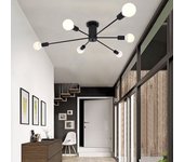 Modern Sputnik Ceiling Chandelier Satellite Hanging Lamp Lustre Light Fixture 6 8 10 Iron Spider Home Living Dining Room Decor