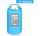 5L/10L/15L/20L/30L PVC Waterproof Dry Bag Outdoor Diving Foldable Storage Beach Swimming Bag Rafting River Ocean Backpack