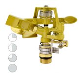 Aspersor de Riego Ferrestock Amarillo M1/2" metálico