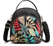 Mochila con estampado de moda para mujer, bolso cruzado de nailon de gran capacidad, multicapa, mochilas escolares, mochila de viaje impermeable