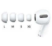 Earphones Replacement Earplug Ear Pads For Apple AirPods Pro 1/2 generation XS/S/M/L Size Soft Silicone Ear Tips Cover Ear Plugs