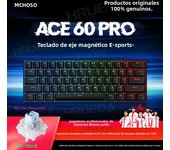ACE68 MCHOSE ACE60 Pro Magnetic Mechanical Keyboard Wired for Gaming 0.01mm RapidTrigg 8000Hz SOCD/Rs 0.125ms 128K Sampling Rate