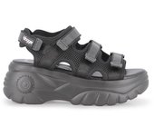 Blogger QUILMES-07 Sandalias con plataforma de mujer negras en sintético 81360