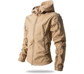 Lurker Shark Skin Soft Shell Tactical Jacket Men Waterproof Fleece Hooded Coat Hunt Clothes Autumn New Outdoor Camouflage Jacket