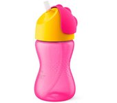 Philips Avent Vaso Pajita Niña Rosa 300 ml +12M