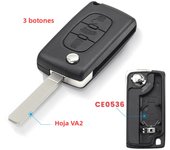 KEYYOU 3 Button For Peugeot Partner Citroen Berlingo HU83 VA2 Blade CE0523 CE0536 Flip Remote Car Key Case Shell Fob Shipping