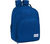 SAFTA - BLACKFIT8 OXFORD Mochila Adaptable a Carro Portamochilas con Bolsillos laterales portabotellas - Mochila Diseño Único y Licencia Oficial con dos compartimentos grandes - Mochila Hombreras y espalda ergonómicas y acolchadas - Mochila