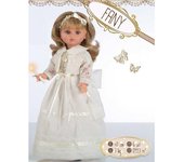 BERBESA MUÑECA COMUNION 40CM FANY HABLADORA CON VELA 4611VV MUÑECAS