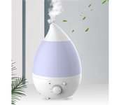 Humidificador ultrasónico de aire silencioso con boquilla puntiaguda de 1,3 l y gran capacidad con niebla y gotas de agua