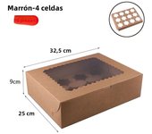 10Pcs/set Portable Transparent Window Cupcake Box Cake Biscuit Cookie Package Boxes Pastry Packaging Dessert Container Gift Box