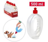 Plastic Forte Botella higiénica para perros, rellenable para limpiar el suelo de restos de tu mascota - 500 ml