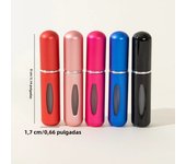 5 pieces of mini travel perfume refillable atomizer, portable perfume spray bottle, 0.17 oz