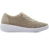 Doctor Cutillas 38472 Zapato deportivo calado, con cordón elástico, suela blanca de goma,cuña,rejilla, para señora