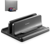 4-inch Dual Slot Adjustable Vertical Laptop Stand ABS Plastic Suitable For Laptop Base Space Saving Phone Stand Tablet Stand