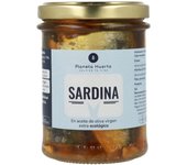 PLANETA HUERTO | Sardinas en Aceite de Oliva ECO 190 g | Conservas Ecológicas Ricas en Omega 3 y DHA