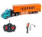 1/48 36Cm Big Rc Truck Model 27 Mhz Wireless Remote Control Dump Truck Transporter Container Truck Rc Car Toys for Boy Kid Child