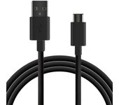 Cable USB-C a USB KSIX 1 m Negro