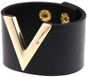 2025 Black Goth Rings Bracelets For Women Punk Emo Spike Rivets PU Leather Bracelet Cuff Bangles Festival Jewelry Party Gift