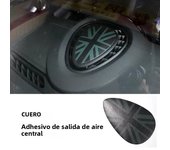 Central Air Outlet Leather Dedicated Cover Sticker For Mini  cooper one For F54 Clubman F55 Hardtop F56 Hatchback