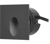 FORLIGHT Icon Square - Foco Empotrable de Pared LED para Exterior IP65. LED 2.2W Blanco Cálido 3000K. Empotrable de Pared Exter