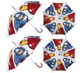 Paraguas Manual Transparente Avengers Marvel 46cm Producto Oficial Especial Regalos Para Todos - Marca Arditex
