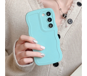 Wavy Edge Phone Case For Samsung Galaxy S24 S23 Ultra S20 S22 S21 Plus S23 S21 FE Note 20 Ultra Shockproof Bumper Soft Cover