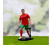 pcs New Football Star FIFA C.Ronaldo  Messi Mbappe Model Dolls Cartoon Cute Action Figure Car Accessories Football Fans Gifts